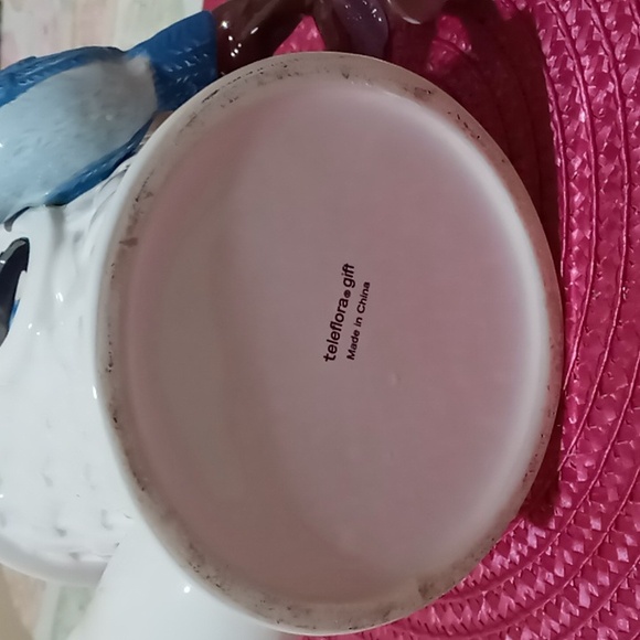 CERAMIC TELEFLORA BIRDHOUSE TEAPOT/PLANTER - Picture 7 of 11